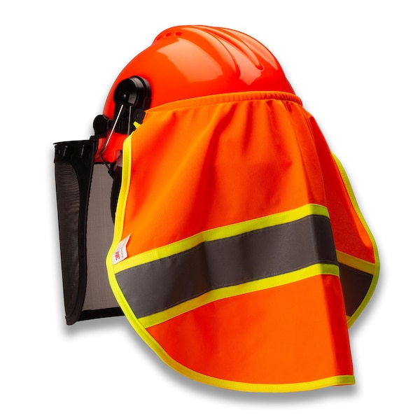 Tr Industrial Knitted Neck Shade with 3M Reflector for Forestry Safety Helmet TR88011-SHADE-KNIT - main